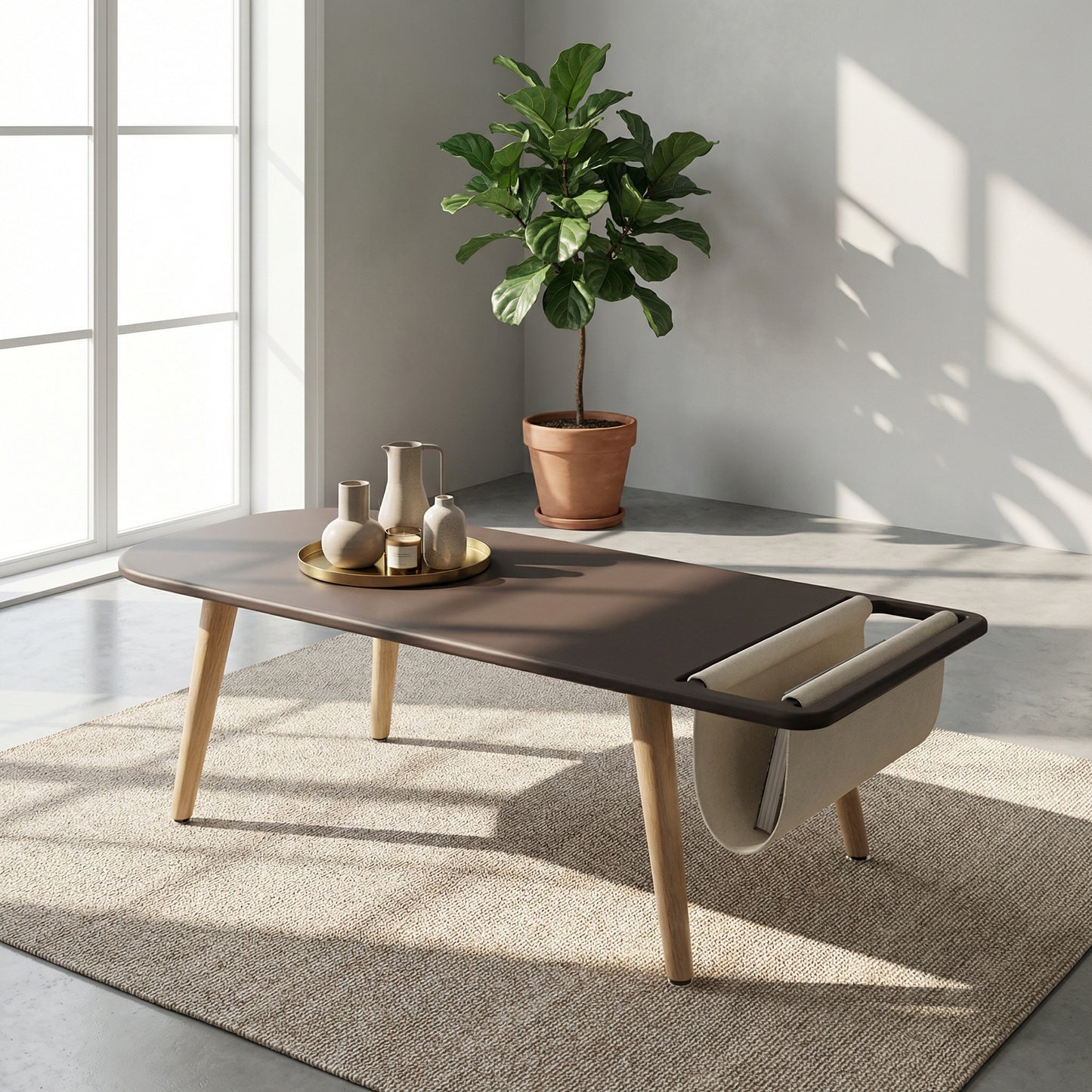 Couchtisch "Stash": Zeitloses Mid-Century Design trifft Funktion