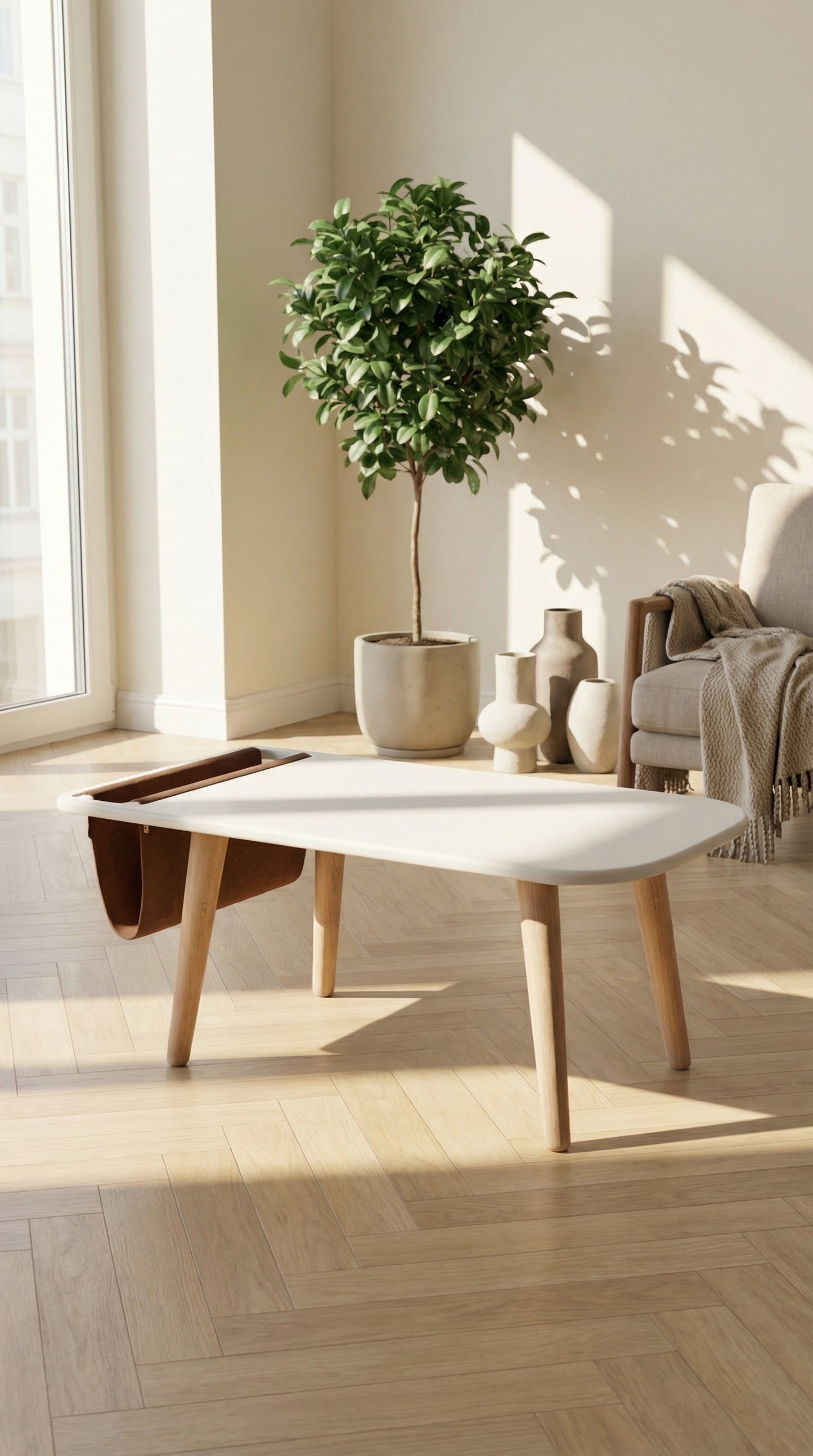 Couchtisch "Stash": Zeitloses Mid-Century Design trifft Funktion