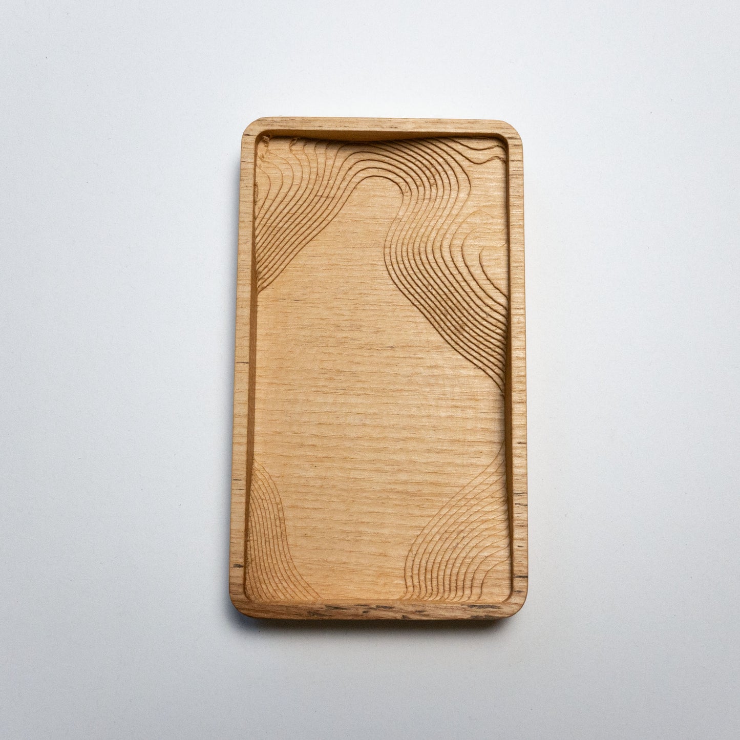 Ablage aus Esche | Catch-All Tray Holz | Designer Ablage Stufen Design | Made in Germany