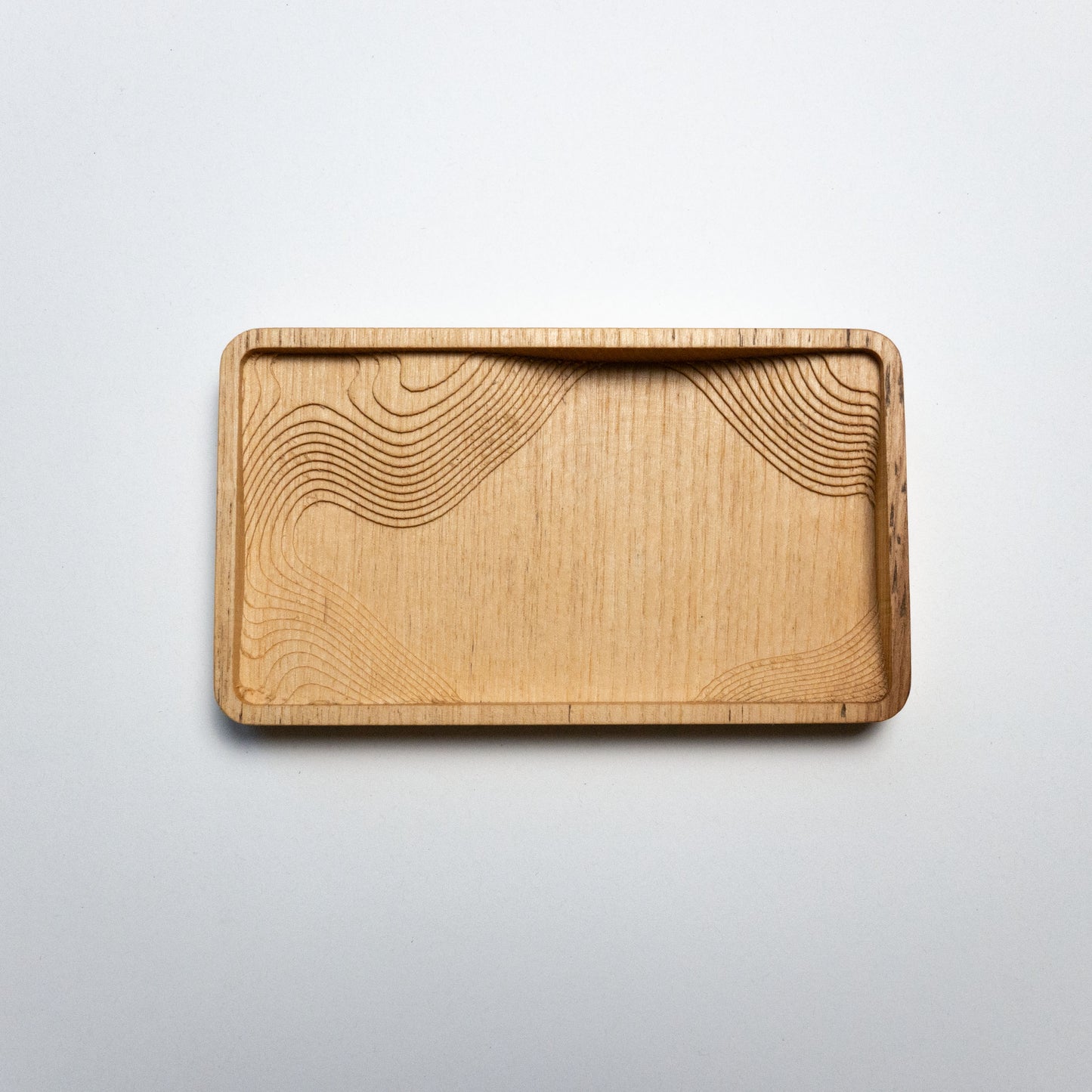 Ablage aus Esche | Catch-All Tray Holz | Designer Ablage Stufen Design | Made in Germany