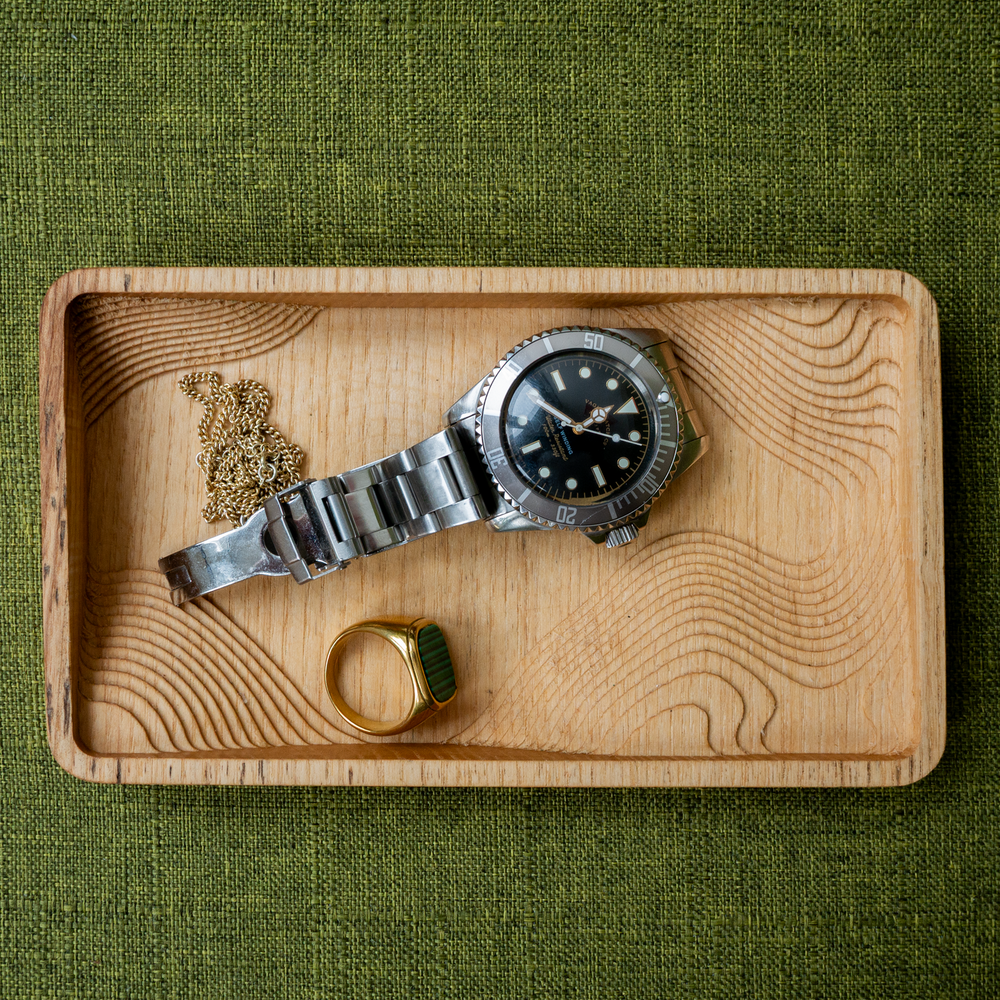 Ablage aus Esche | Catch-All Tray Holz | Designer Ablage Stufen Design | Made in Germany